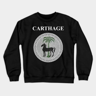 Carthage Ancient Symbol of Qart-Hadasht Crewneck Sweatshirt